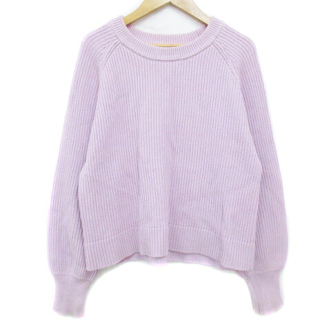 【中古】ミラオーウェン Mila Owen ニット セーター 長袖 クルーネック 無地 0 ピンク /FF17 レディース 【ベクトル 古着】 230921 auc-vector-19477348 ブランド古着の買取販売ベクトル パッケージ画像