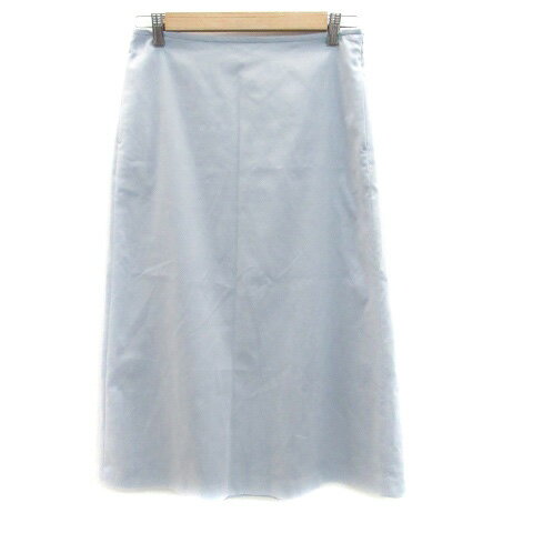 【中古】セブンアイディコンセプト 7-IDconcept フレアスカート ロング丈 スエード調 38 水色 ライトブルー /HO40 レディース 【ベクトル 古着】 230911ブランドセブンアイディコンセプト 7-IDconcept表記サ...