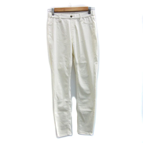 【中古】シューラルー SHOO・LA・RUE テーパードパンツ ロング丈 M ホワイト 白 /MS19 レディース 【ベクトル 古着】 230915 【中古】シューラルー SHOO・LA・RUE テーパードパンツ ロング丈 M ホワイト 白 /MS19 レディース 【ベクトル 古着】 230915