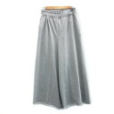 【中古】アーバンリサーチ URBAN RESEARCH ワイドパンツ アンクル丈 カットオフ F グレー /MS6 レディース 【ベクトル 古着】 230915(4)