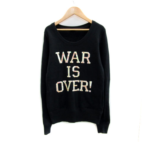 【中古】マウジー moussy トレーナー プルオーバー 長袖 ラウンドネック 裏起毛 スパンコール 1 ブラック 黒 /MS43 レディース 【ベクトル 古着】 230914 【中古】マウジー moussy トレーナー プルオーバー 長袖 ラウンドネック 裏起毛 スパンコール 1 ブラック 黒 /MS43 レディース 【ベクトル 古着】 230914