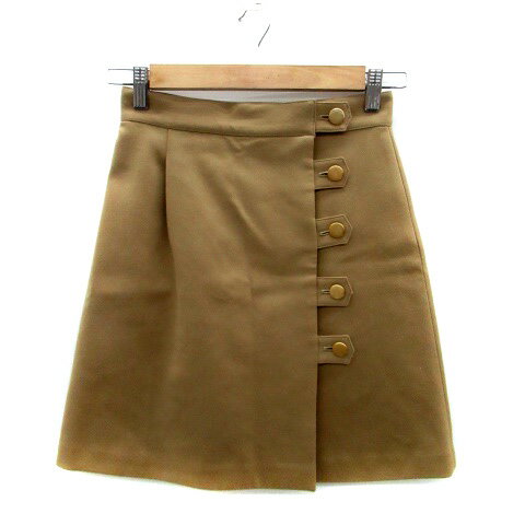 【中古】ジルスチュアート JILL STUART 台形スカート ラップスカート ミニ丈 0 ベージュ /HO35 レディース 【ベクトル 古着】 230925 【中古】ジルスチュアート JILL STUART 台形スカート ラップスカート ミニ丈 0 ベージュ /HO35 レディース 【ベクトル 古着】 230925