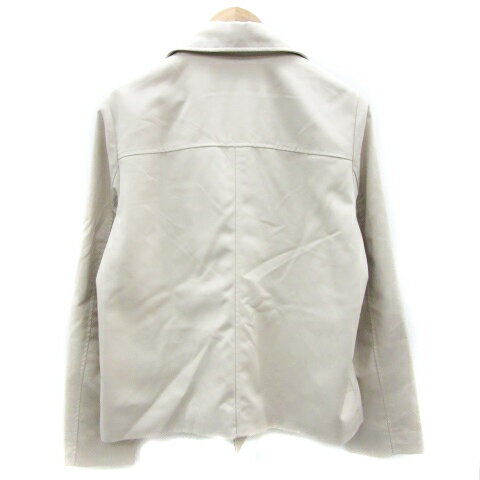 【中古】ドレスキップ DRESKIP トレンチコート スプリングコート ショート丈 M ベージュ /YM5 レディース 【ベクトル 古着】 240125