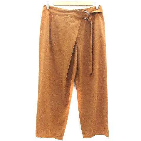 Rakuten - 【中古】ジャーナルスタンダード レリューム JOURNAL STANDARD relume ワイドテーパードパンツ アンクル丈 ベルト 38 ブラウン 茶 /YM9 レディース 【ベクトル 古着】 230926