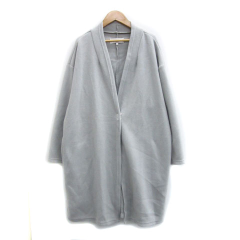 【中古】ロペピクニック ROPE Picnic カーディガン ロング丈 スリット F グレー /MS4 レディース 【ベクトル 古着】 230928 auc-vector-19500609 ブランド古着の買取販売ベクトル パッケージ画像