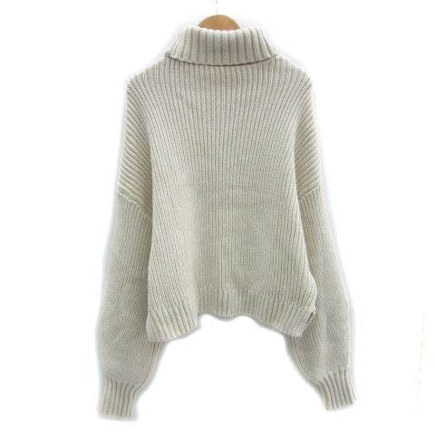 ブランド古着の買取販売ベクトルの【中古】ティティベイト titivate ニット セーター 長袖 タートルネック S ベージュ /MS37 レディース 【ベクトル 古着】 230926｜アングル2