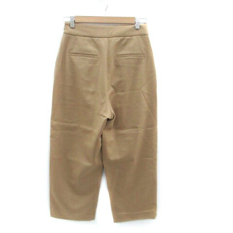 【中古】ボールジー BALLSEY トゥモローランド テーパードパンツ アンクル丈 ウール 36 茶色 ブラウン /HO37 レディース 【ベクトル 古着】 231002