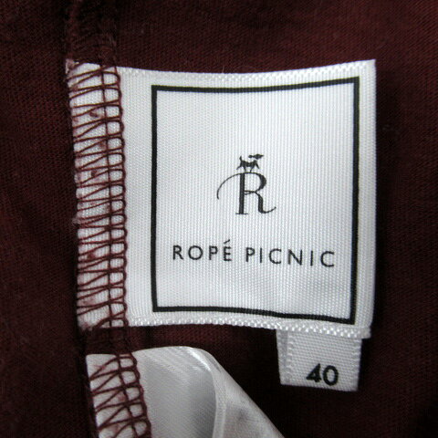 【中古】ロペピクニック ROPE Picnic タイトスカート ロング丈 マキシ丈 総レース 花柄 フリンジ 40 茶 ブラウン /SY14 レディース 【ベクトル 古着】 231003 auc-vector-19500287 ブランド古着の買取販売ベクトル サンプル画像3