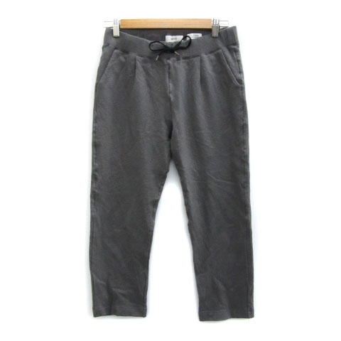 【中古】アーバンリサーチ ドアーズ URBAN RESEARCH DOORS ユニフィ UNIFY テーパードパンツ イージーパンツ アンクル丈 ウール 2 グレー /MS7 レディース 【ベクトル 古着】 231016