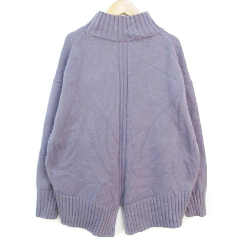 【中古】ロペピクニック ROPE Picnic ニット セーター 長袖 ハイネック 無地 38 パープル 紫 /FF28 ■MO レディース 【ベクトル 古着】 231101 auc-vector-19539269 ブランド古着の買取販売ベクトル サンプル画像2