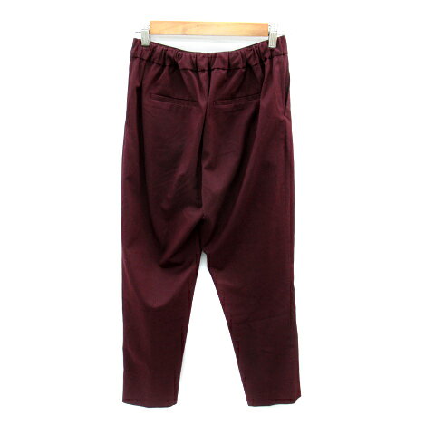 【中古】グローバルワーク GLOBAL WORK スラックスパンツ テーパードパンツ アンクル丈 無地 M ボルドー /SY10 ■MO レディース 【ベクトル 古着】 231017 auc-vector-19518618 ブランド古着の買取販売ベクトル サンプル画像2