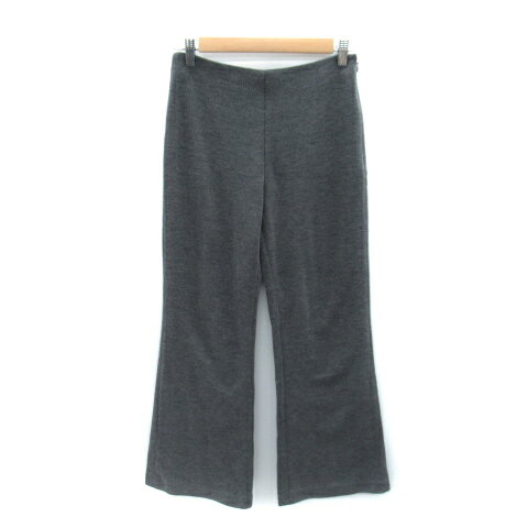 【中古】スナイデル snidel ニットパンツ フレアパンツ ロング丈 無地 1 グレー /SY17 ■MO レディース 【ベクトル 古着】 231019 【中古】スナイデル snidel ニットパンツ フレアパンツ ロング丈 無地 1 グレー /SY17 ■MO レディース 【ベクトル 古着】 231019