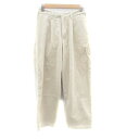 【中古】コーエン coen コーデユロイパンツ ワイドパンツ アンクル丈 S ベージュ /HO48 レディース 【ベクトル 古着】 240126(4)