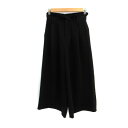 【中古】ディスコート Discoat ガウチョパンツ ワイドパンツ 七分丈 M 黒 ブラック /SM25 レディース 【ベクトル 古着】 231030(4)