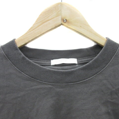 【中古】WYM ウィム Tシャツ カットソー 長袖 ラウンドネック 無地 オーバーサイズ S グレー /YS32 メンズ 【ベクトル 古着】 231114