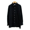 【中古】ブラウニー BROWNY カジュアルシャツ 長袖 M ネイビー 紺 /MS31 ■MO レディース 【ベクトル 古着】 231114