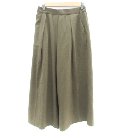 【中古】アパートバイローリーズ apart by lowrys ワイドパンツ アンクル丈 イージー L カーキ /HO44 レディース 【ベクトル 古着】 231129 【中古】アパートバイローリーズ apart by lowrys ワイドパンツ アンクル丈 イージー L カーキ /HO44 レディース 【ベクトル 古着】 231129