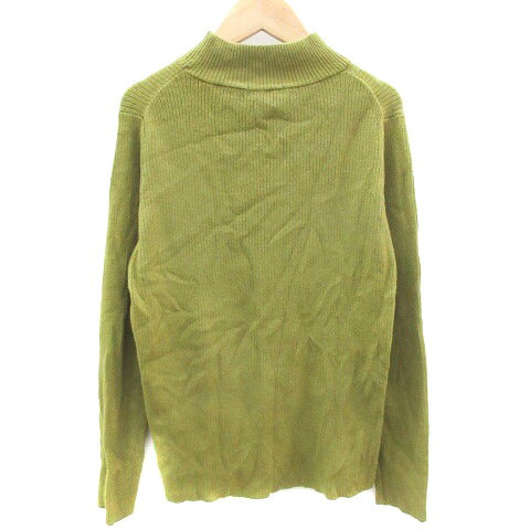 【中古】グローバルワーク GLOBAL WORK リブニット カットソー 長袖 ハイネック M カーキ /YM32 レディース 【ベクトル 古着】 231128 auc-vector-19573539 ブランド古着の買取販売ベクトル サンプル画像2