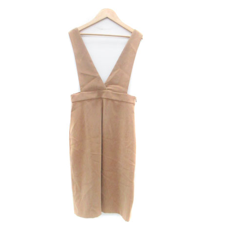 【中古】ナチュラルビューティーベーシック NATURAL BEAUTY BASIC ジャンパースカート ワンピース Vネック ノースリーブ ひざ丈 S 茶色 ブラウン /HO51 レディース 【ベクトル 古着】 231226 【中古】ナチュラルビューティーベーシック NATURAL BEAUTY BASIC ジャンパースカート ワンピース Vネック ノースリーブ ひざ丈 S 茶色 ブラウン /HO51 レディース 【ベクトル 古着】 231226
