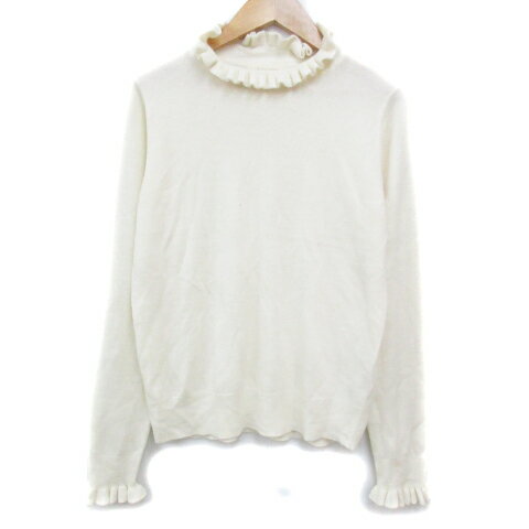 【中古】エヘカソポ サマンサモスモス ehka sopo SM2 ニット カットソー 長袖 ハイネック 透け感 フリ..