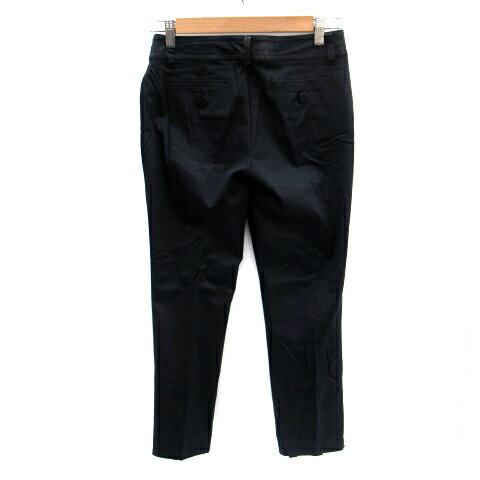 【中古】エムケー ミッシェルクラン MK MICHEL KLEIN テーパードパンツ アンクル丈 38 紺 ネイビー /SM34 レディース 【ベクトル 古着】 240110