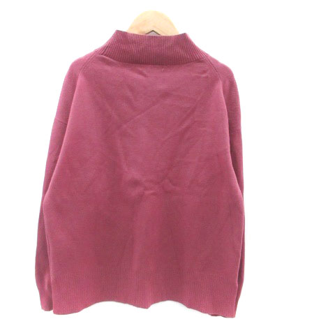 【中古】グローバルワーク GLOBAL WORK ニット カットソー ハイネック 長袖 無地 M ピンク /HO49 レディース 【ベクトル 古着】 240115 auc-vector-19631320 ブランド古着の買取販売ベクトル サンプル画像2
