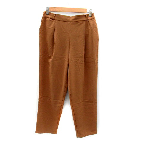 【中古】メルローズ MELROSE テーパードパンツ ロング丈 無地 3 茶 ブラウン /SY13 レディース 【ベクトル 古着】 240130ブランドメルローズ MELROSE表記サイズ3（日本サイズL相当） ※実寸サイズをご確認ください。実寸サイズウエスト：68〜cm　もも幅：33.5cm　裾幅：17.5cm　股上：30cm　股下：65cm　　素材ポリエステル 65% レーヨン 30% ポリウレタン 5%色ブラウン ※色に関してはこの商品の出品者の主観で判断しておりますので、カタログや正規カラーとは言いまわしが異なる場合がございます。仕様ウエスト後ろ半分ゴム 前ポケット×2状態使用感が少なく、状態の良い商品です。 ※あくまでも中古品ですので掲載写真や記載内容をご確認いただき、ご理解の上ご購入ください。商品のお問い合わせの回答を休止しております。＊各商品ページの商品詳細等をご確認の上ご購入ください。【中古】メルローズ MELROSE テーパードパンツ ロング丈 無地 3 茶 ブラウン /SY13 レディース 【ベクトル 古着】 240130状態ランク　”A”詳細については、下記および「状態ランクについて」ページをご覧ください。未使用・新品の商品ほぼ新品同様の商品使用感が少なく、かなり状態の良い商品使用感はあるが、傷や汚れの少ない商品使用感の他、傷や汚れが見られる商品かなり大きな傷みがある難あり商品※S〜CランクはUSED品となりますので、使用感をご理解の上でご入札下さい。状態ランクについてinformationブランドメルローズ MELROSE表記サイズ3（日本サイズL相当） ※実寸サイズをご確認ください。実寸サイズウエスト：68〜cm　もも幅：33.5cm　裾幅：17.5cm　股上：30cm　股下：65cm　　素材ポリエステル 65% レーヨン 30% ポリウレタン 5%色ブラウン ※色に関してはこの商品の出品者の主観で判断しておりますので、カタログや正規カラーとは言いまわしが異なる場合がございます。仕様ウエスト後ろ半分ゴム 前ポケット×2状態使用感が少なく、状態の良い商品です。 ※あくまでも中古品ですので掲載写真や記載内容をご確認いただき、ご理解の上ご購入ください。商品のお問い合わせの回答を休止しております。＊各商品ページの商品詳細等をご確認の上ご購入ください。本商品は一点物です他サイトや店舗にて販売している商品です。多少のお時間差にて欠品になることもございます。予めご了承頂ますようお願い致します。ベクトル・サイズガイドはこちらこの商品と同じブランドの商品を見る