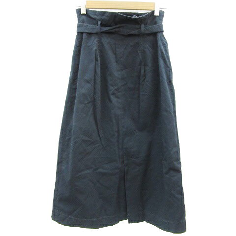 【中古】ナノユニバース nano universe トレンチスカート フレアスカート ロング丈 36 ネイビー 紺 /YM18 レディース 【ベクトル 古着】 240125 auc-vector-19648786 ブランド古着の買取販売ベクトル サンプル画像2