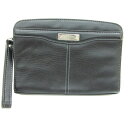 【中古】ミッシェルクラン MICHEL KLEIN セカンドバッグ クラッチバッグ フェイクレザー ブラック 黒 /YM6 メンズ 【ベクトル 古着】 2401...