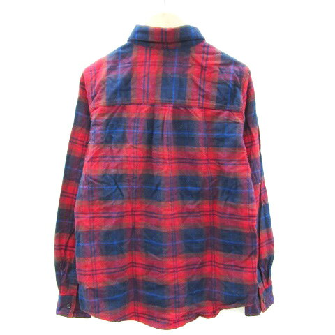 【中古】グローバルワーク GLOBAL WORK カジュアルシャツ 長袖 チェック柄 S レッド 赤 /YM45 レディース 【ベクトル 古着】 240205 auc-vector-19663739 ブランド古着の買取販売ベクトル サンプル画像2