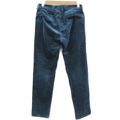 【中古】グリーンレーベルリラクシング ユナイテッドアローズ green label relaxing テーパードパンツ ロング丈 コーデュロイ 72 ネイビー 紺 /YM22 ■MO メンズ 【ベクトル 古着】 240207