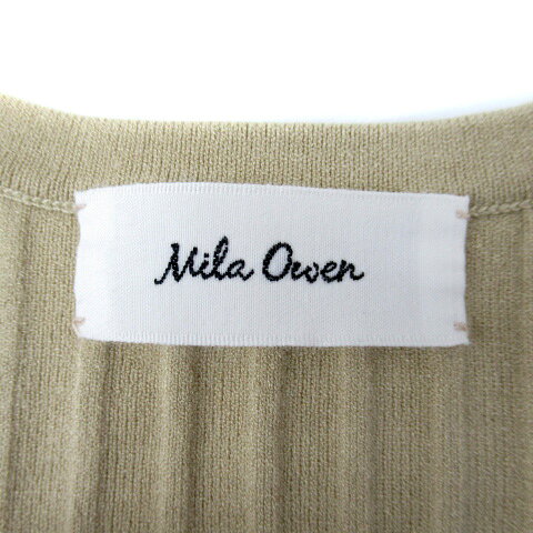 【中古】ミラオーウェン Mila Owen リブニット カットソー 長袖 クルーネック ボーダー柄 F ベージュ /SY40 レディース 【ベクトル 古着】 240214 auc-vector-19671633 ブランド古着の買取販売ベクトル サンプル画像3
