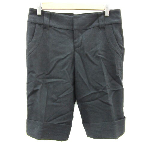 Wool - 【中古】メイソングレイ MAYSON GREY ショートパンツ 短パン ウール 2 ブラック 黒 /YM20 レディース 【ベクトル 古着】 240214