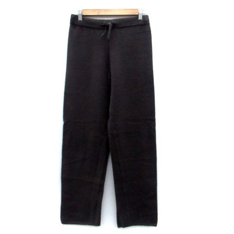 【中古】ベイフロー BAYFLOW ワイドパンツ ロング丈 イージー 3 ダークブラウン /HO31 レディース 【ベクトル 古着】 240220