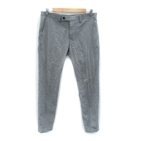 【中古】ミッシェルクラン MICHEL KLEIN HOMME スラックスパンツ テーパードパンツ 総柄 ロング丈 50 グレー /SY13 メンズ 【ベクトル 古着】 240228 【中古】ミッシェルクラン MICHEL KLEIN HOMME スラックスパンツ テーパードパンツ 総柄 ロング丈 50 グレー /SY13 メンズ 【ベクトル 古着】 240228