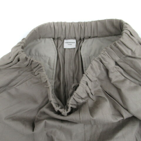 【中古】アーバンリサーチ ドアーズ URBAN RESEARCH DOORS テーパードパンツ アンクル丈 リネン混 38 グレージュ /SM47 レディース 【ベクトル 古着】 240313