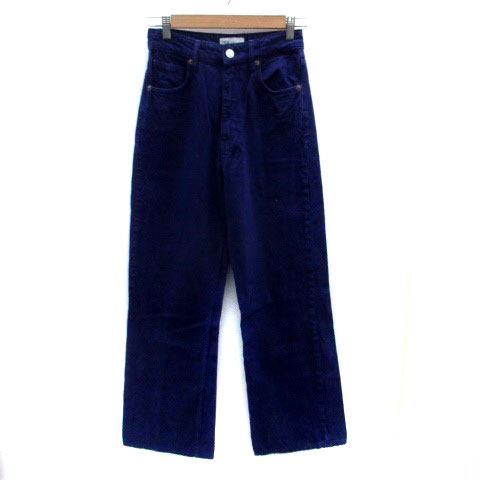 【中古】ザラ ZARA カラーパンツ ストレート ロング丈 4 S 紫 パープル /HO8 ■MO レディース 【ベクトル 古着】 240621 【中古】ザラ ZARA カラーパンツ ストレート ロング丈 4 S 紫 パープル /HO8 ■MO レディース 【ベクトル 古着】 240621