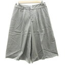 【中古】ソニア ソニアリキエル SONIA SONIA RYKIEL キュロットパンツ ハーフパンツ ショートパンツ 短パン 38 M チャコールグレー /YM...