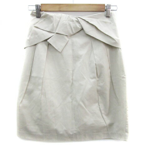 【中古】エストネーション ビス ESTNATION bis タイトスカート ひざ丈 36 S ベージュ /YM39 レディース 【ベクトル 古着】 240807(4)