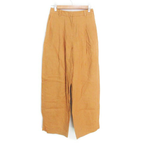 【中古】コントワーデコトニエ COMPTOIR DES COTONNIERS ワイドパンツ タックパンツ ロング丈 麻 リネン XS ベージュ /FF5 レディース 【ベクトル 古着】 240828 【中古】コントワーデコトニエ COMPTOIR DES COTONNIERS ワイドパンツ タックパンツ ロング丈 麻 リネン XS ベージュ /FF5 レディース 【ベクトル 古着】 240828