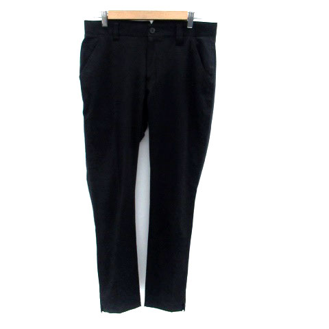 【中古】ジーディーオーオリジナル GDO ORIGINAL ゴルフウエア テーパードパンツ ロング丈 3 L 黒 ブラック /HO37 メンズ 【ベクトル 古着】 240903