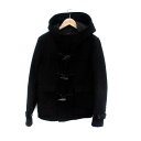 【中古】アメリカンラグシー AMERICAN RAG CIE ダッフルコート ショート丈 フード付き 1 S 黒 ブラック /HO2 メンズ 【ベクトル 古着】 241030(4)