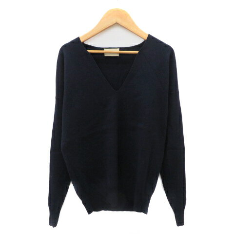 【中古】トゥデイフル TODAYFUL ニット カットソー 長袖 F 紺 ネイビー /YK34 レディース 【ベクトル 古着】 241112