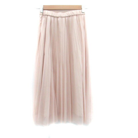 【中古】ケティ KETTY プリーツスカート ロング丈 1 S ピンク /HO40 レディース 【ベクトル 古着】 241115