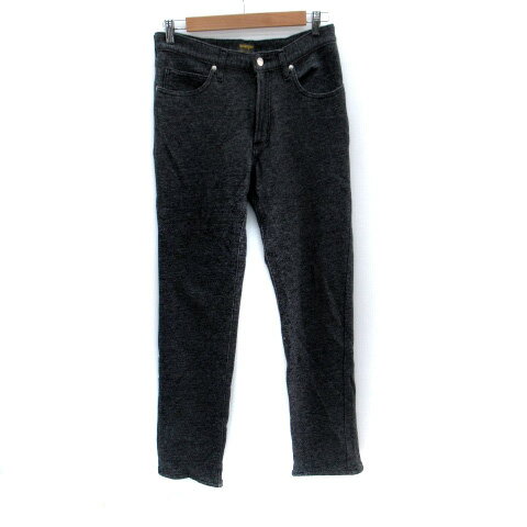 【中古】ラングラー WRANGLER ストレートパンツ ロング丈 裏起毛 30インチ ダークグレー /SM35 メンズ 【ベクトル 古着】 241114 【中古】ラングラー WRANGLER ストレートパンツ ロング丈 裏起毛 30インチ ダークグレー /SM35 メンズ 【ベクトル 古着】 241114