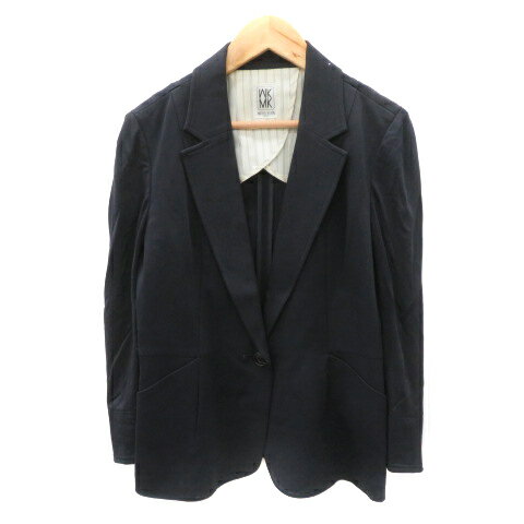 【中古】エムケー ミッシェルクラン MK MICHEL KLEIN テーラードジャケット ミドル丈 七分袖 シングルボタン 38 M 紺 ネイビー /YK10 レディース 【ベクトル 古着】 241128 【中古】エムケー ミッシェルクラン MK MICHEL KLEIN テーラードジャケット ミドル丈 七分袖 シングルボタン 38 M 紺 ネイビー /YK10 レディース 【ベクトル 古着】 241128