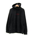 【中古】ユナイテッドアローズ A DAY IN THE LIFE UNITED ARROWS パーカー プルオーバー 刺繍 裏起毛 M チャコールグレー /SY...