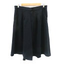 【中古】ペイトンプレイス PEYTON PLACE キュロットパンツ ハーフパンツ 短パン 15 大きいサイズ 紺 ネイビー /YK19 レディース 【ベクトル...