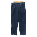 【中古】ビッグジョン Big John デニムパンツ ジーンズ ストレートパンツ アンクル丈 31 M インディゴ /YK12 メンズ 【ベクトル 古着】 250109(4)
