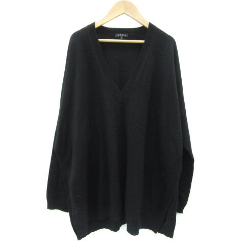 【中古】セオリー Theory ニット カットソー 長袖 Vネック カシミヤ S ブラック 黒 /YM36 レディース 【ベクトル 古着】 250123 【中古】セオリー Theory ニット カットソー 長袖 Vネック カシミヤ S ブラック 黒 /YM36 レディース 【ベクトル 古着】 250123